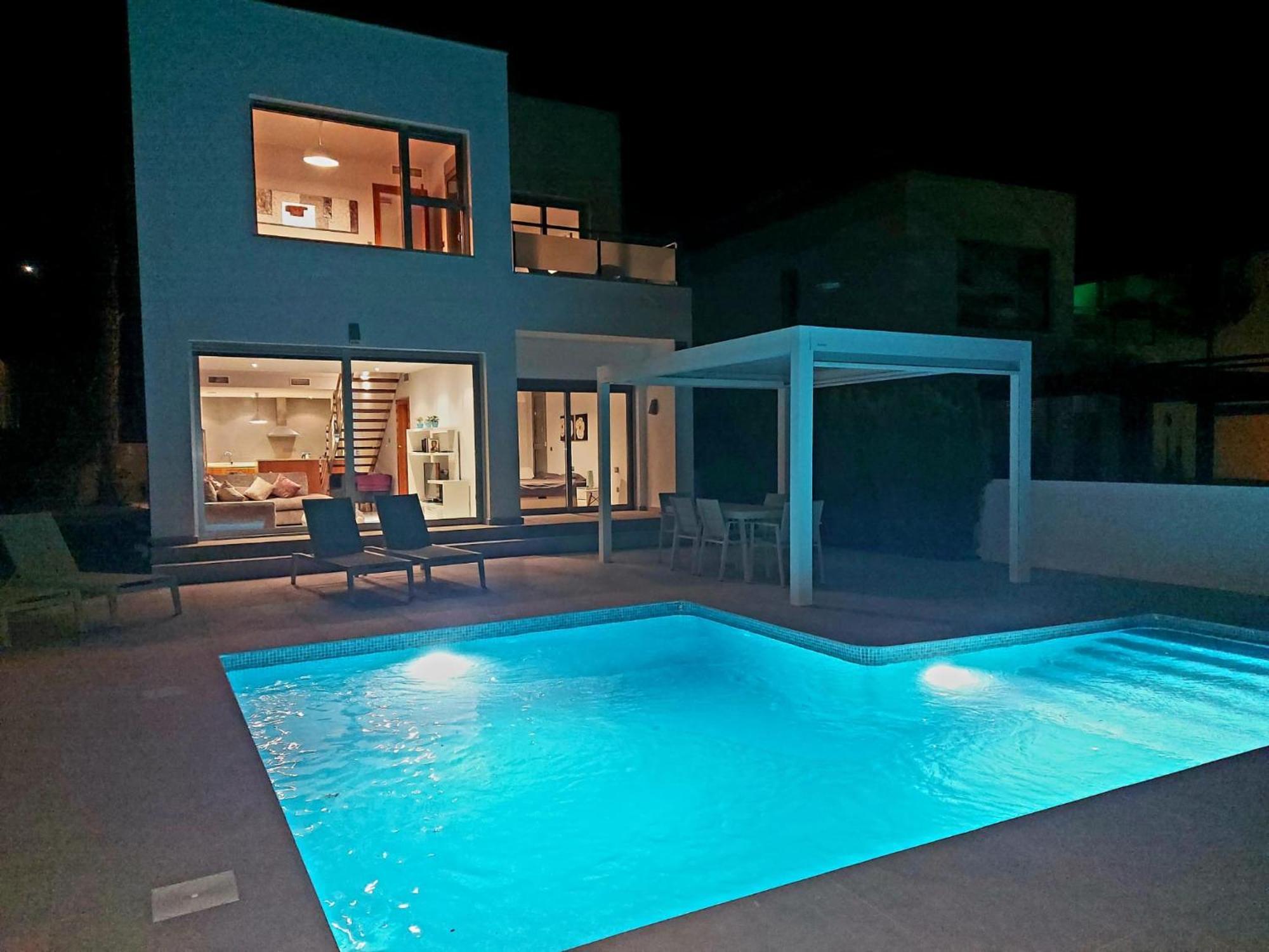Modern Villa Frontline Golf Algorfa Eksteriør bilde